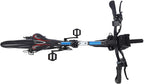 VIVI 350W Folding E-Bike Adult Electric Mountain Bike 26 Inch Folding Electric Bicycle with Removable 36V/8 Ah Lithium-Ion Battery, Full-Suspension E-MTB, 21 Speed Gear