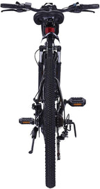 VIVI 350W Folding E-Bike Adult Electric Mountain Bike 26 Inch Folding Electric Bicycle with Removable 36V/8 Ah Lithium-Ion Battery, Full-Suspension E-MTB, 21 Speed Gear