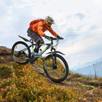 Adults Mountain Bike 21 Speed 27.5 Inch Folding Mountain Bike Aluminum Frame Mechanical Disc Brake Suspension Fork Outdoor Bike for Men Women