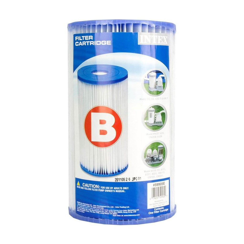 intex krystal clear 28633eg pool pump + type b replacement cartridge (12 pack)