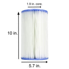 intex krystal clear 28633eg pool pump + type b replacement cartridge (12 pack)