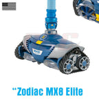 zodiac mx8 (elite) in ground suction side automatic swimming pool cleaner