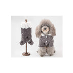 KALMAR Autumn and Winter Clothing Rabbit Velvet Cartoon Dog Clothes Small Dog Pomeranian Teddy Bear Thick Warm Hooded Cotton Coat