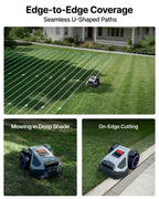 M9 Robot Lawn Mower 1/4 Acre, Dual Vision+Full-Band RTK Robotic Lawnmower, No Perimeter Wire, App Control Obstacle Avoidance, 45% Slope, Cutting Height, Multi-Zone Mapping