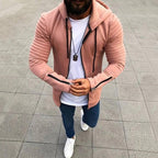 New Men's Zipper Long Sleeve Hoodies