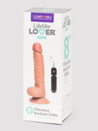 Lifelike Lover Classic Realistic Dildo Vibrator 8 Inch, Flesh Tan | Flesh Tan