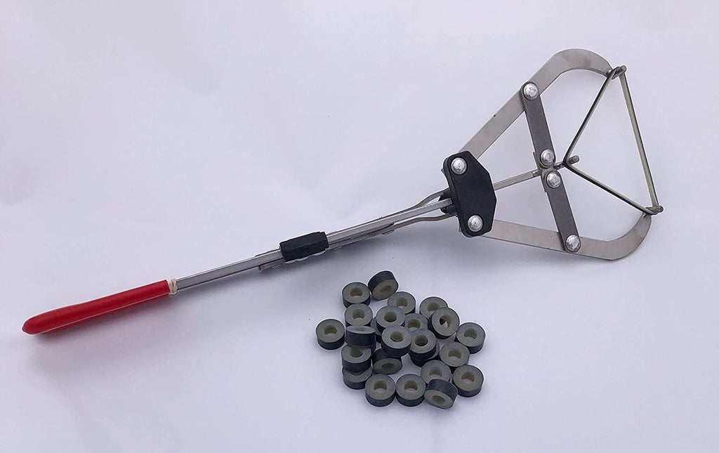 xl castration banding tool. includes 25 bands. use for livestock, cattle, sheep, goats. other non livestock uses may pertain.