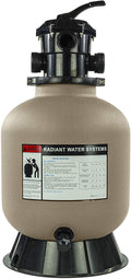 rx clear radiant 16" sand filter with 6 position valve for above-ground swimming pools
