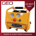 SILENT Portable Compressor - 4L .5HP - UK Seller Next Day Delivery or Collect