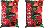 michigan peat 1225 baccto premium potting soil, 25-pound (two pack)
