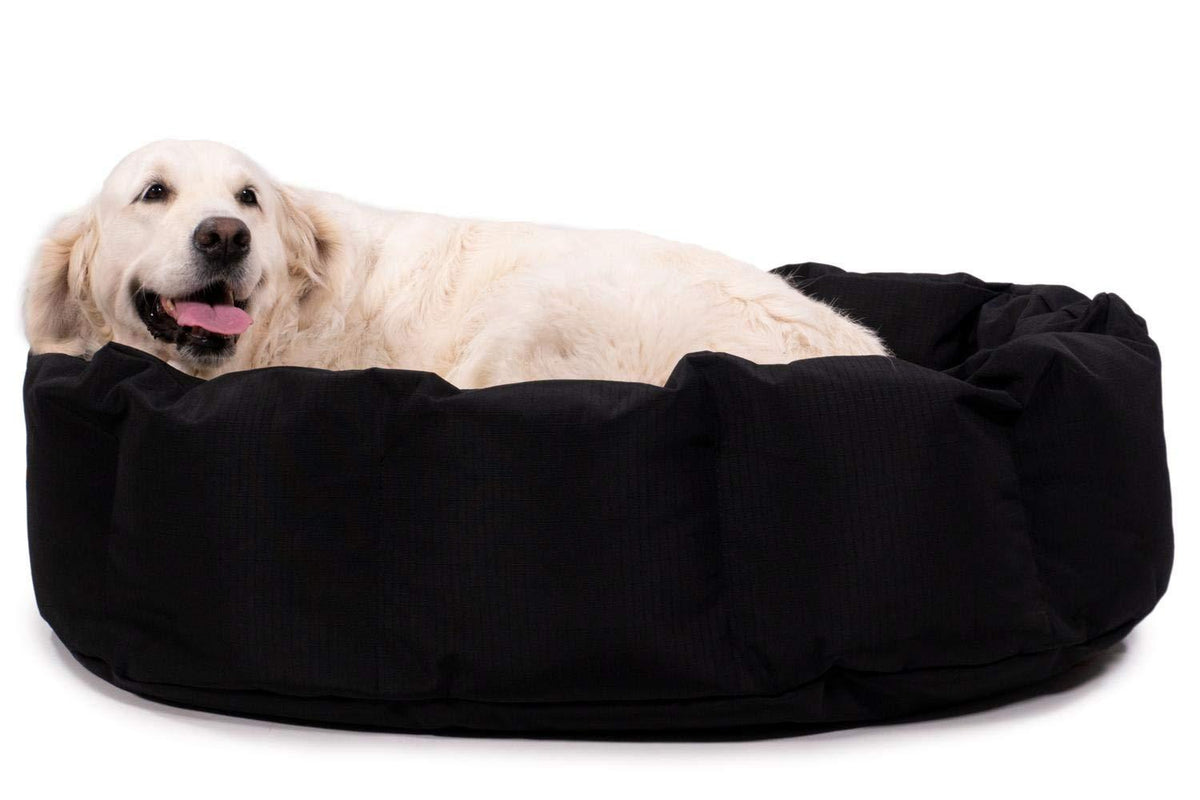 K9 Ballistics Round Dog Bed Deep Den, Bagel, Donut, and Deep Dish Style for Cuddler, Machine Washable