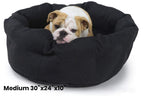 K9 Ballistics Round Dog Bed Deep Den, Bagel, Donut, and Deep Dish Style for Cuddler, Machine Washable