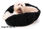 K9 Ballistics Round Dog Bed Deep Den, Bagel, Donut, and Deep Dish Style for Cuddler, Machine Washable