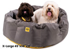 K9 Ballistics Round Dog Bed Deep Den, Bagel, Donut, and Deep Dish Style for Cuddler, Machine Washable