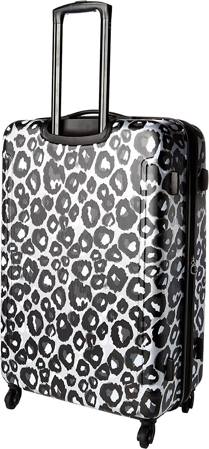 Moonlight Hardside Expandable Luggage with Spinner Wheels, Leopard Black, 3-Piece Set (21/24/28)