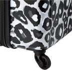 Moonlight Hardside Expandable Luggage with Spinner Wheels, Leopard Black, 3-Piece Set (21/24/28)