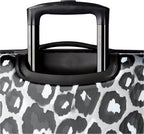 Moonlight Hardside Expandable Luggage with Spinner Wheels, Leopard Black, 3-Piece Set (21/24/28)