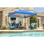 10 ft. x 10 ft. Blue Instant Canopy Pop Up Tent