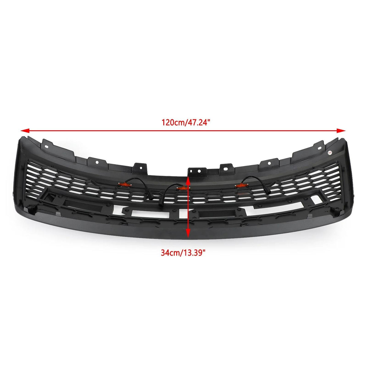 2012-2015 Explorer Bumper Ford Grill With Lights Replacement ABS Front Upper Bumper Grille Generic