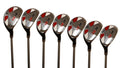 Majek Senior Men’s Golf All Hybrid Complete Full Set, which Includes: #4, 5, 6, 7, 8, 9, PW Senior Flex Right Handed Utility “A” Flex Club