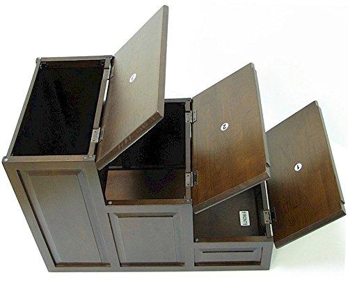 Crown Pet Products Carpeted Pet Steps for Small and LarDogs and Cats with Storage