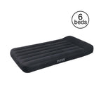 Twin Classic Pillow Rest Air Mattress Bed with -In Pump (6-Pack)