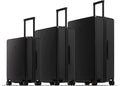 Elegance Matte Luggage Set,Lightweight Hardside Suitcase With Spinner Wheels,TSA Lock,3-Piece Set(Black, 20/24/28-Inch)