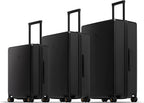 Elegance Matte Luggage Set,Lightweight Hardside Suitcase With Spinner Wheels,TSA Lock,3-Piece Set(Black, 20/24/28-Inch)