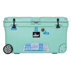 110 qt. Sea Foam Green Wheeled Cooler