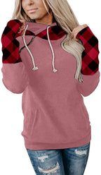 Hoodies for Women Pullover Graphic, Women's Heart Printing Comfy Hooded Bright Color Long Sleeve Sweatshirt