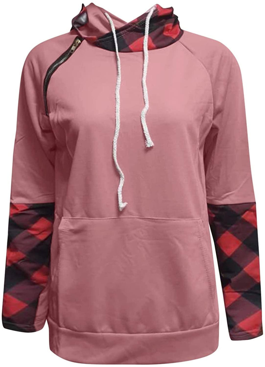 Hoodies for Women Pullover Graphic, Women's Heart Printing Comfy Hooded Bright Color Long Sleeve Sweatshirt