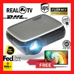 real tv m8s full hd 1080p projector 4k 7000 lumens cinema beamer android wifi