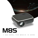 real tv m8s full hd 1080p projector 4k 7000 lumens cinema beamer android wifi