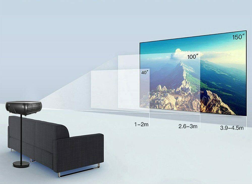 real tv m8s full hd 1080p projector 4k 7000 lumens cinema beamer android wifi