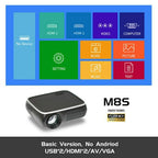 real tv m8s full hd 1080p projector 4k 7000 lumens cinema beamer android wifi