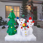 Christmas Tree, Father Christmas, Santa Claus, 3 Christmas Snowman, All-in-one, Christmas Inflatable Decorations, Holiday Party