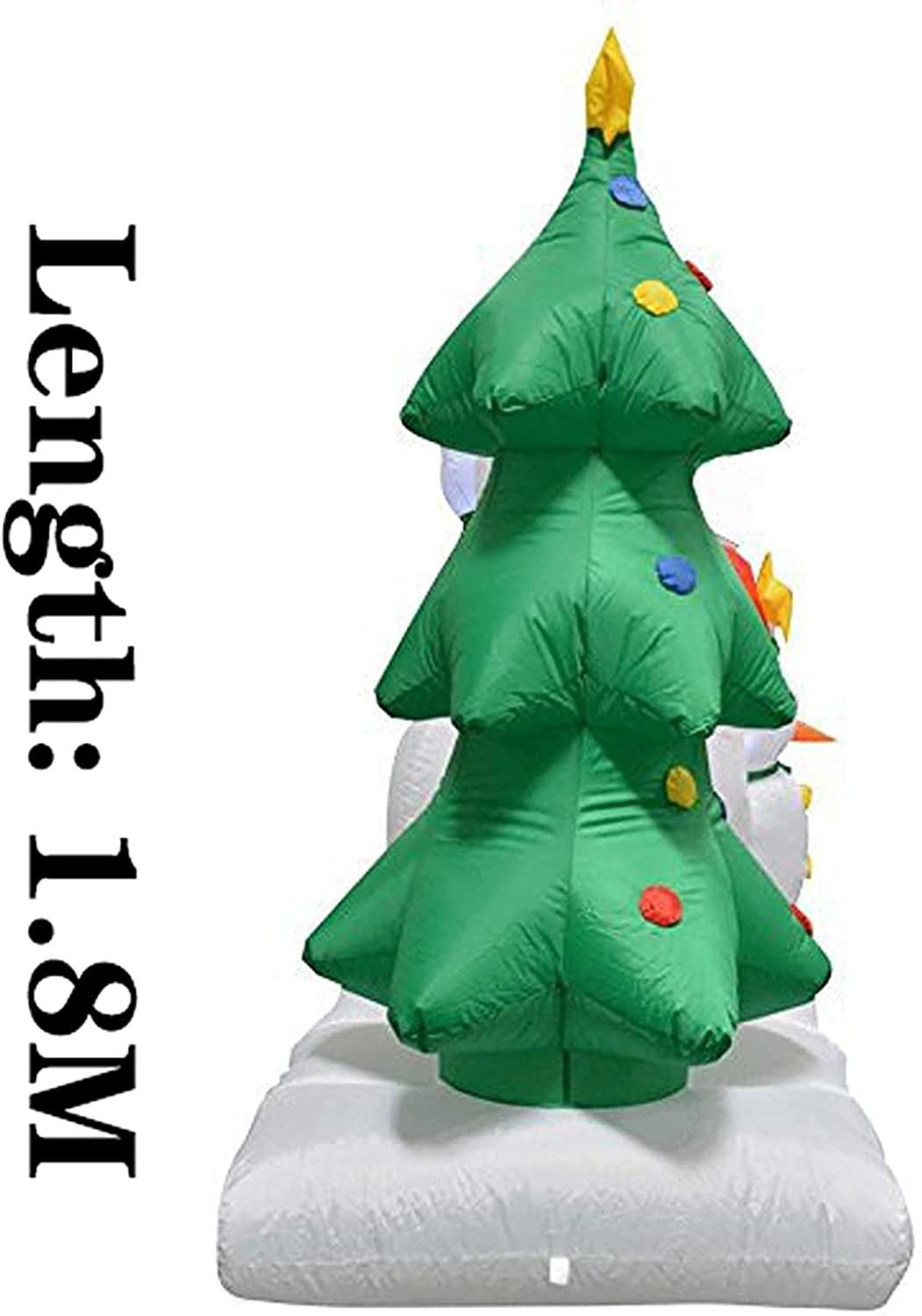 Christmas Tree, Father Christmas, Santa Claus, 3 Christmas Snowman, All-in-one, Christmas Inflatable Decorations, Holiday Party