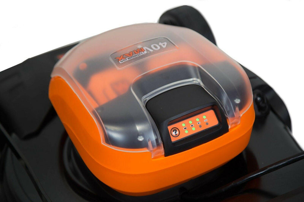 WEN 40441 40V Max Li-Ion 21-Inch 3-in-1 Lawn Mower with Two Batteries & Charger
