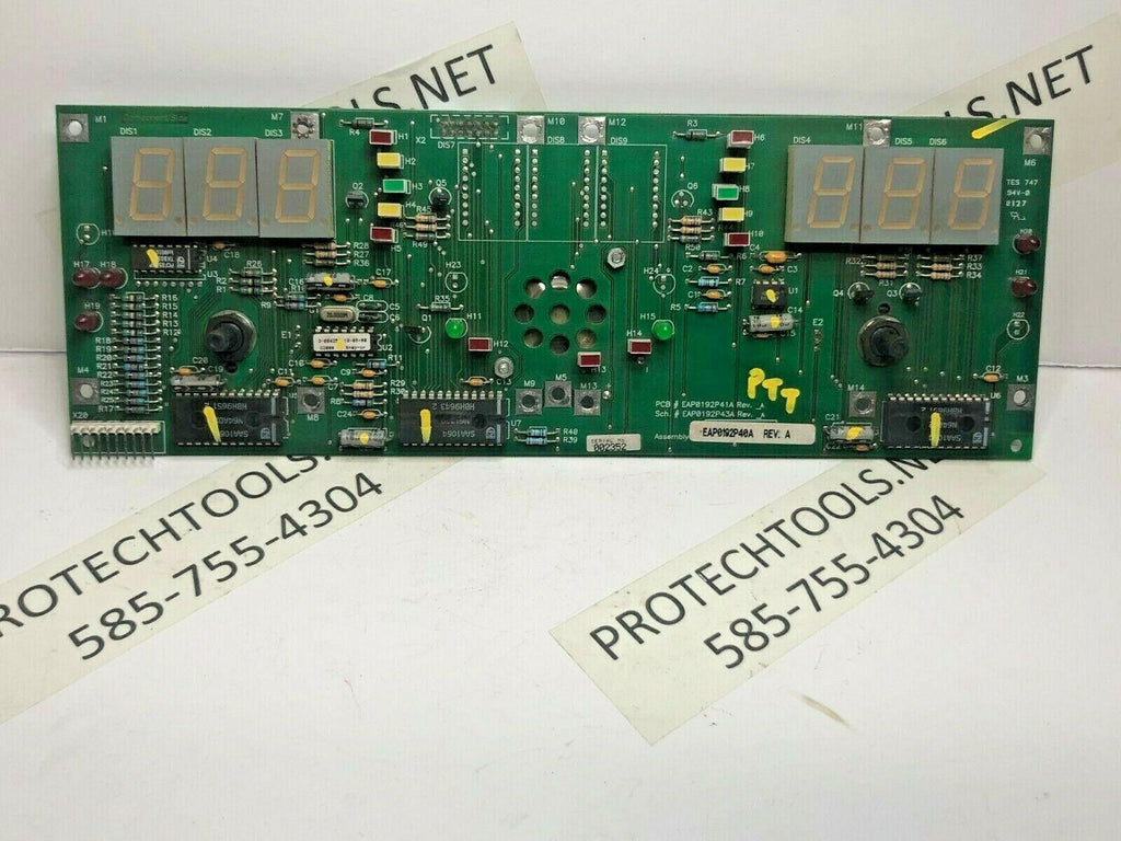 Snap on Wheel r Machine EAP0192P40A PCB Assembly Led Display Board P284