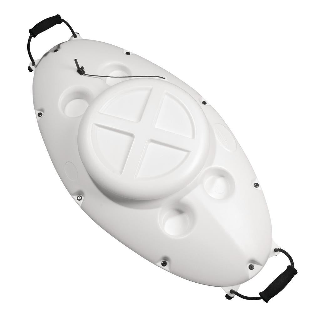 30 Qt. Outdoor Insulated Floating Cooler in White