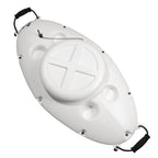 30 Qt. Outdoor Insulated Floating Cooler in White