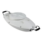 30 Qt. Outdoor Insulated Floating Cooler in White