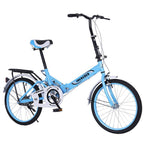 VKEKIEO Folding Bike,26 inch Full Suspension Mountain Bike,21 speed Mens Mountain Bicycle,Green