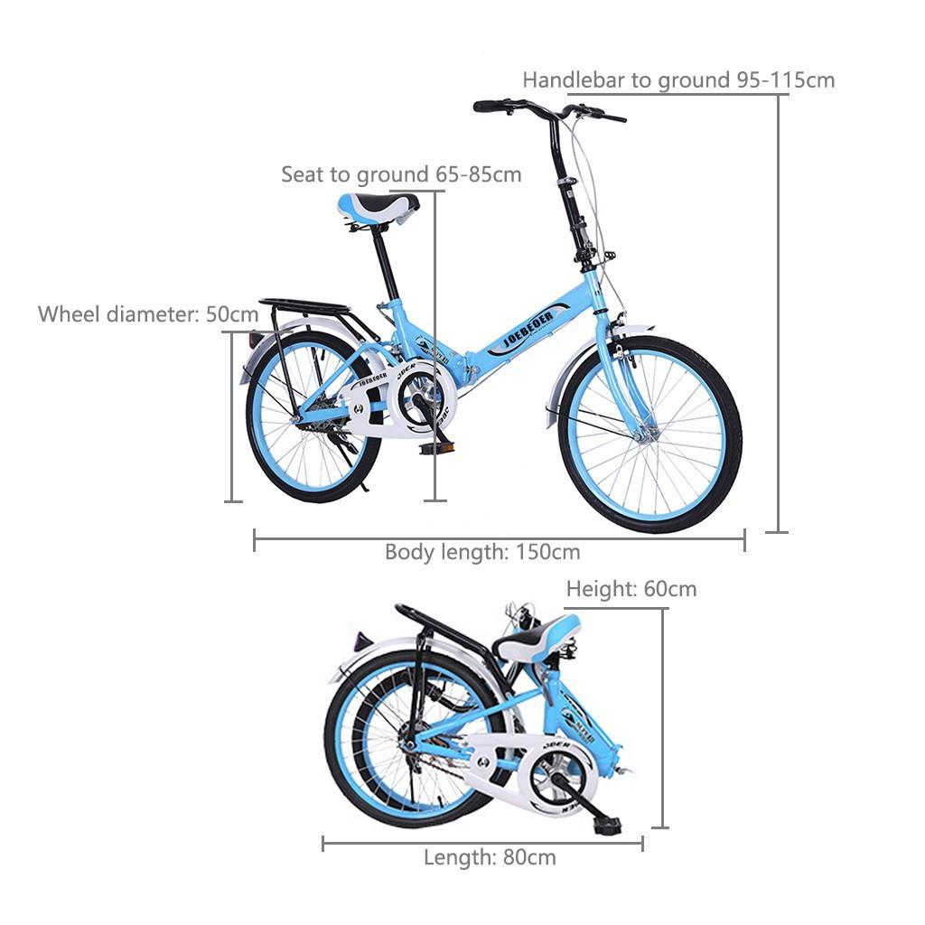 VKEKIEO Folding Bike,26 inch Full Suspension Mountain Bike,21 speed Mens Mountain Bicycle,Green