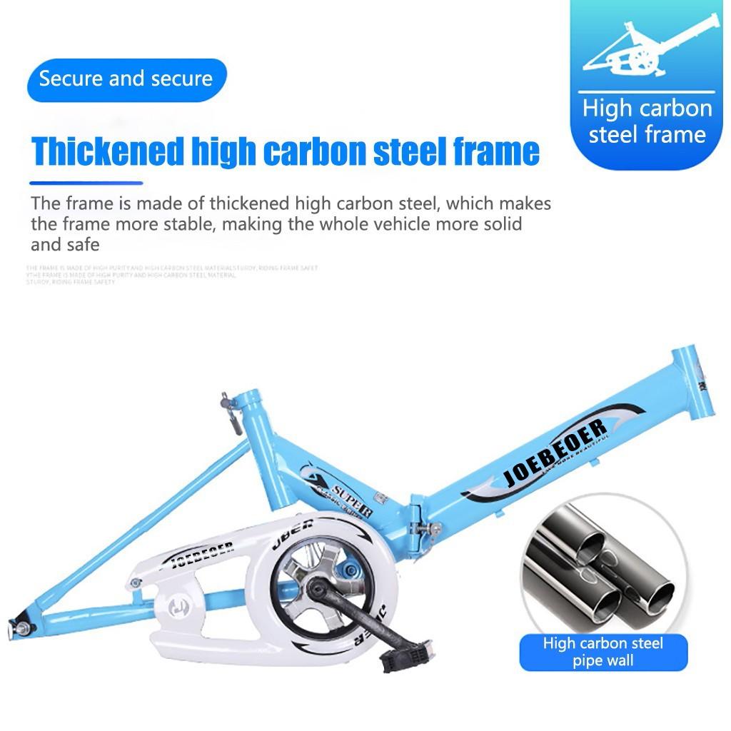 VKEKIEO Folding Bike,26 inch Full Suspension Mountain Bike,21 speed Mens Mountain Bicycle,Green