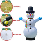 OZIS 13Ft Tall Christmas Inflatable Snowman Decorations with LED Lights - Blow up Party Decoration for Indoor Outdoor Yard - Cute Fun Xmas Holiday Blow Up Party Display