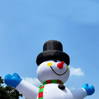 OZIS 13Ft Tall Christmas Inflatable Snowman Decorations with LED Lights - Blow up Party Decoration for Indoor Outdoor Yard - Cute Fun Xmas Holiday Blow Up Party Display
