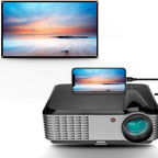 5000 lumen 1080p native led movie projector home theater 4k max tv projector usb