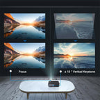 5000 lumen 1080p native led movie projector home theater 4k max tv projector usb