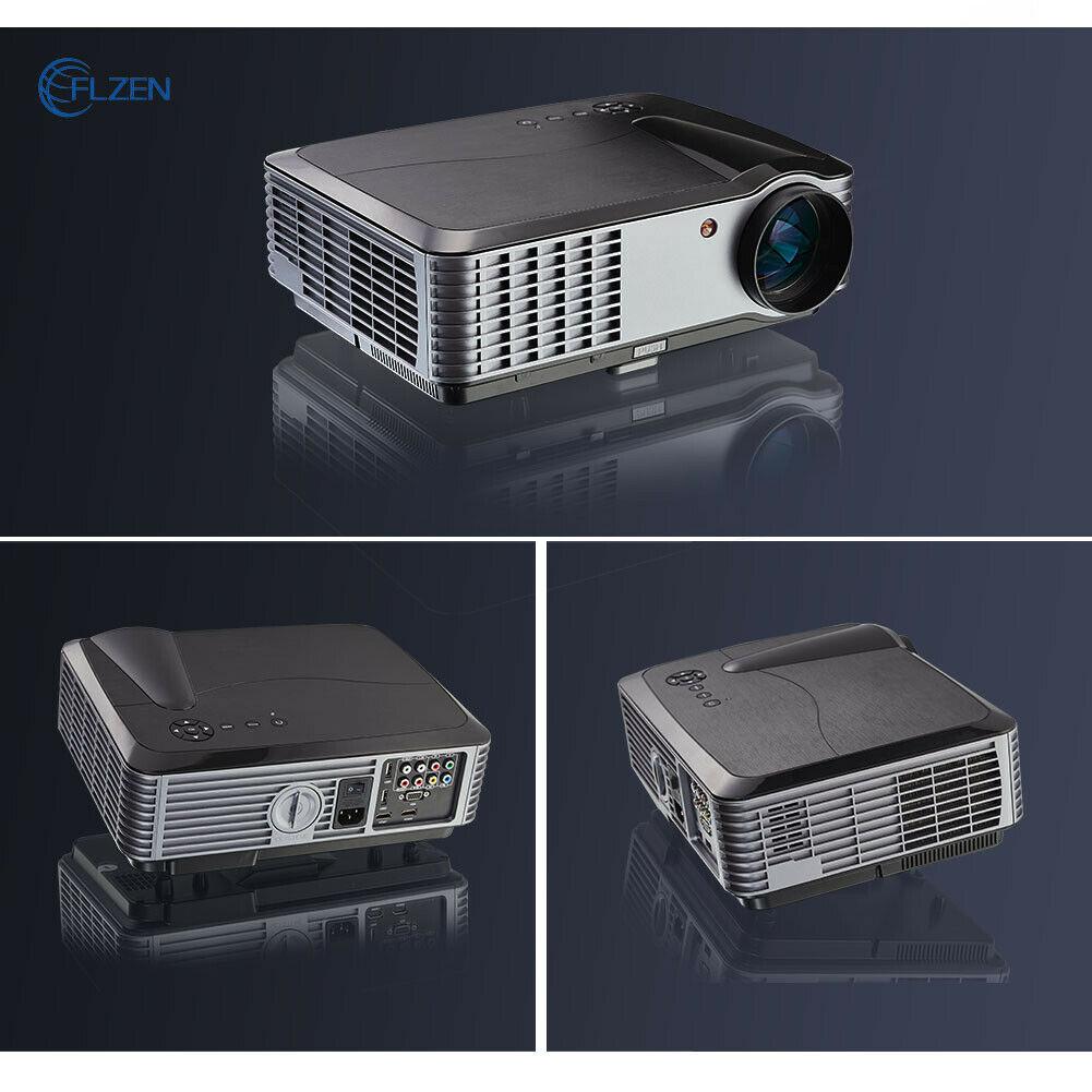 5000 lumen 1080p native led movie projector home theater 4k max tv projector usb